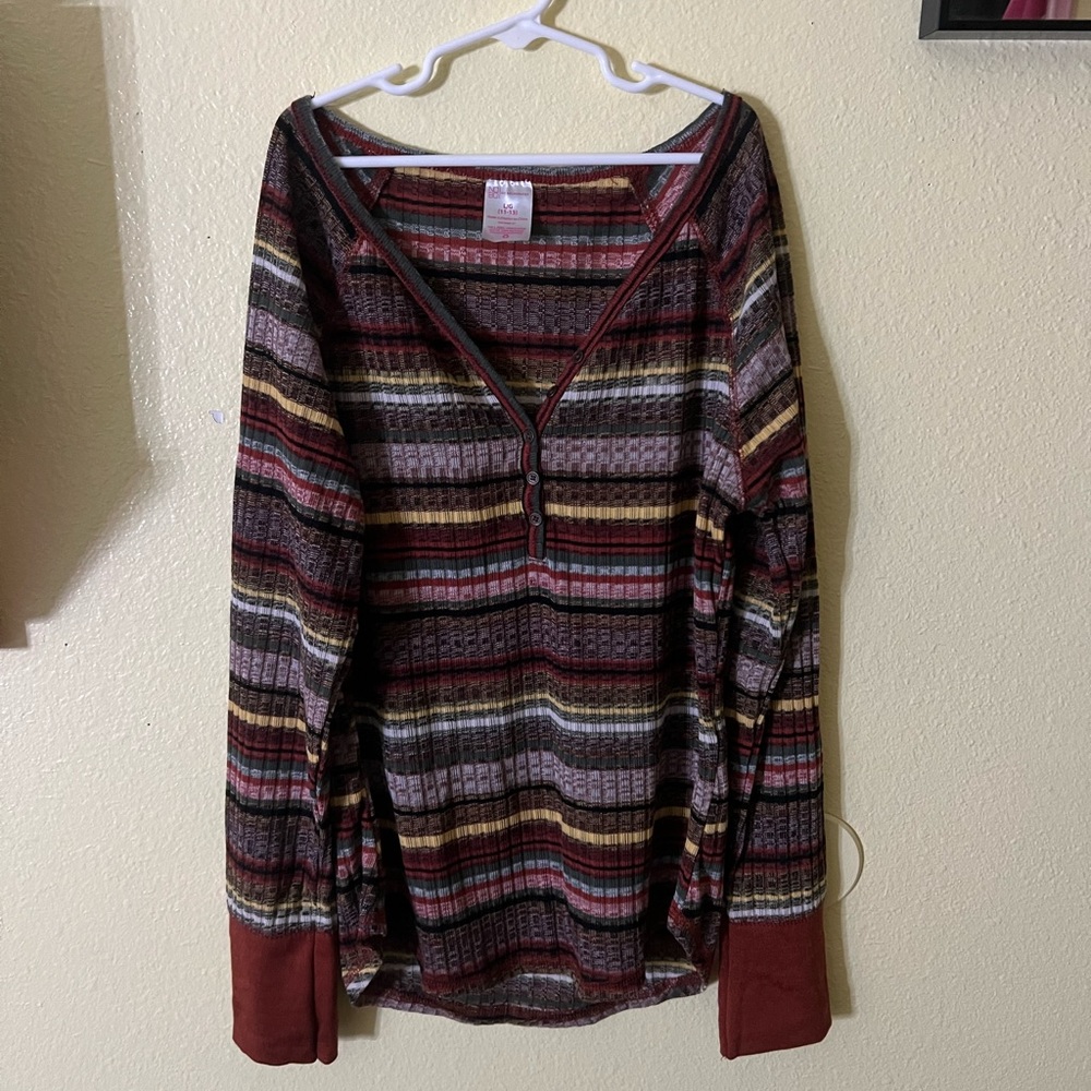 MultiColor Long Sleep Top